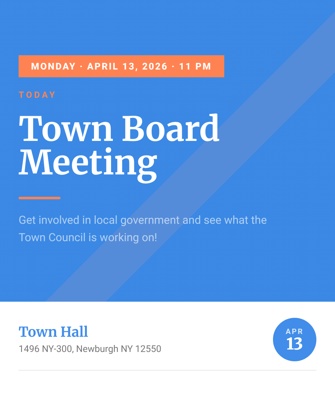 Town Board Meeting