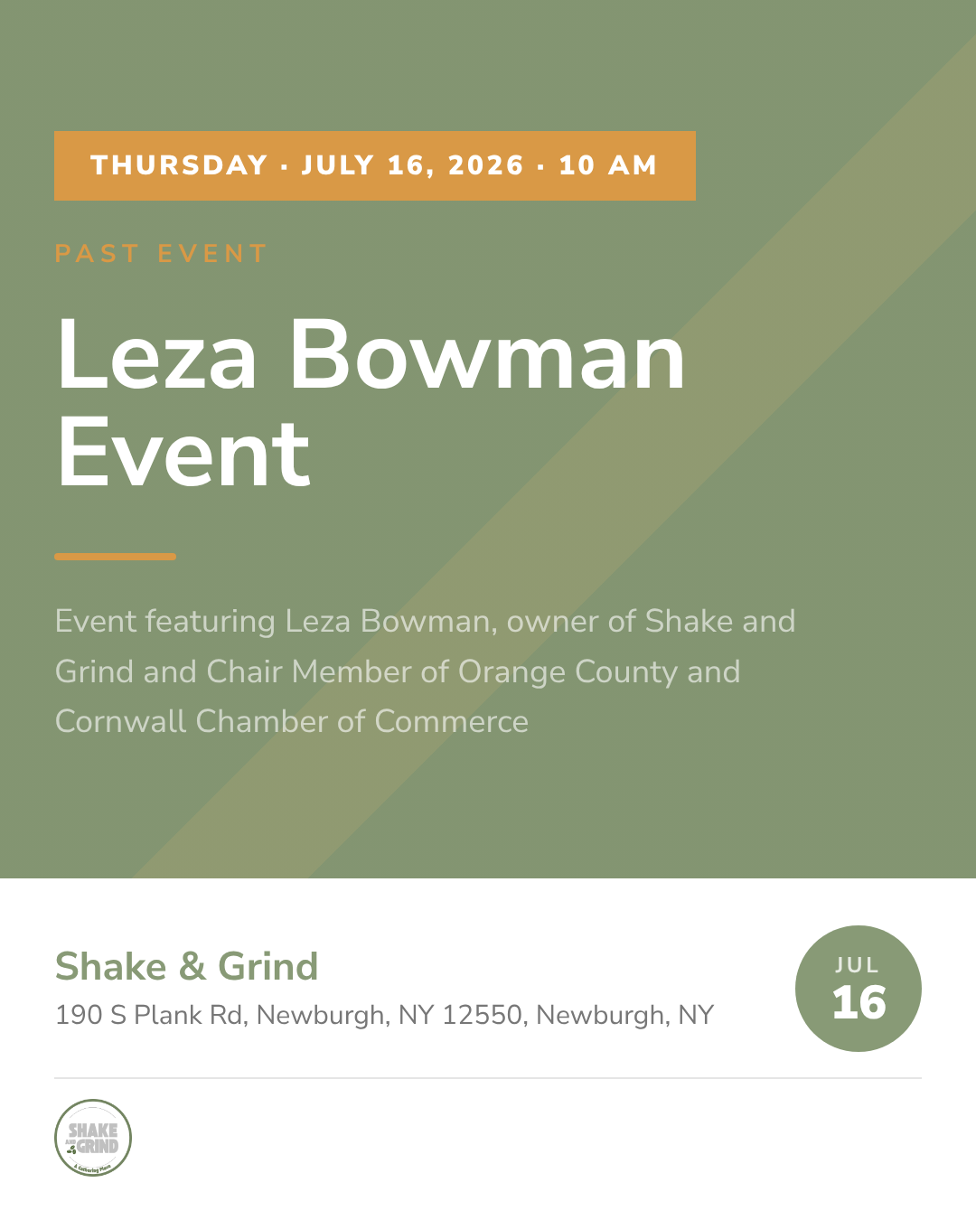 Leza Bowman Event