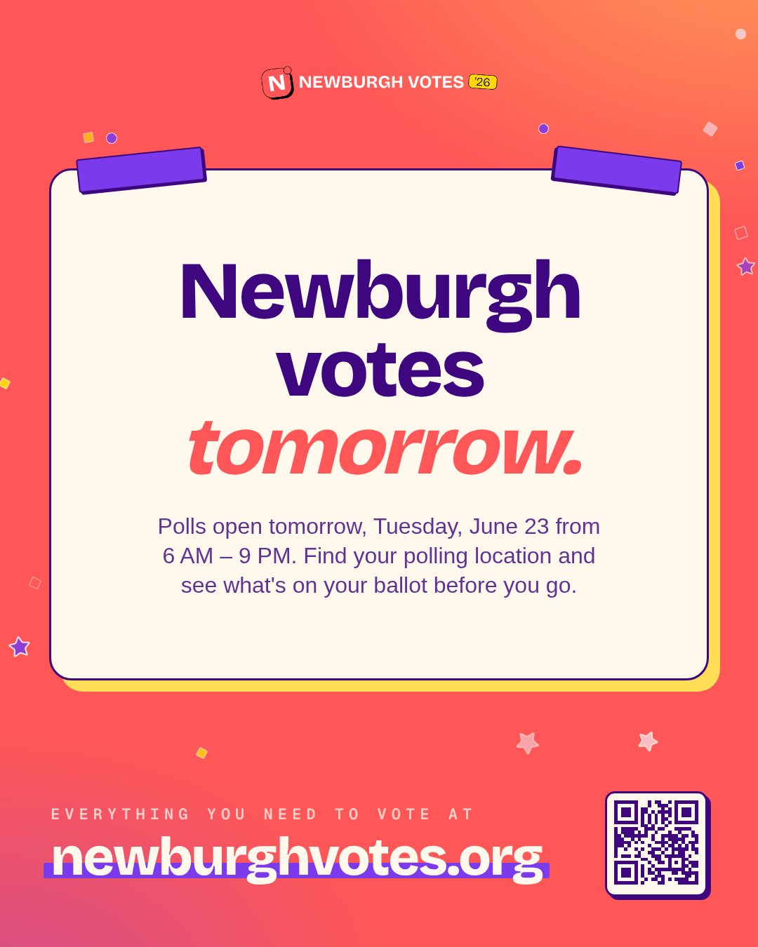 Newburgh Votes Tomorrow II